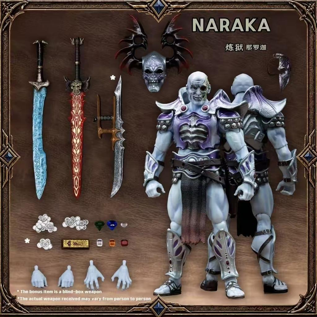 In Stock Savage Crucible Purgatory Double Sword Wolf Personality Warrior Action Figure Fantasy Model Collection Ornament Gift