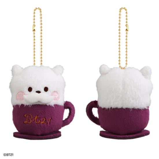 BT21 Брелок для ключей Minini Doll Latte ver.