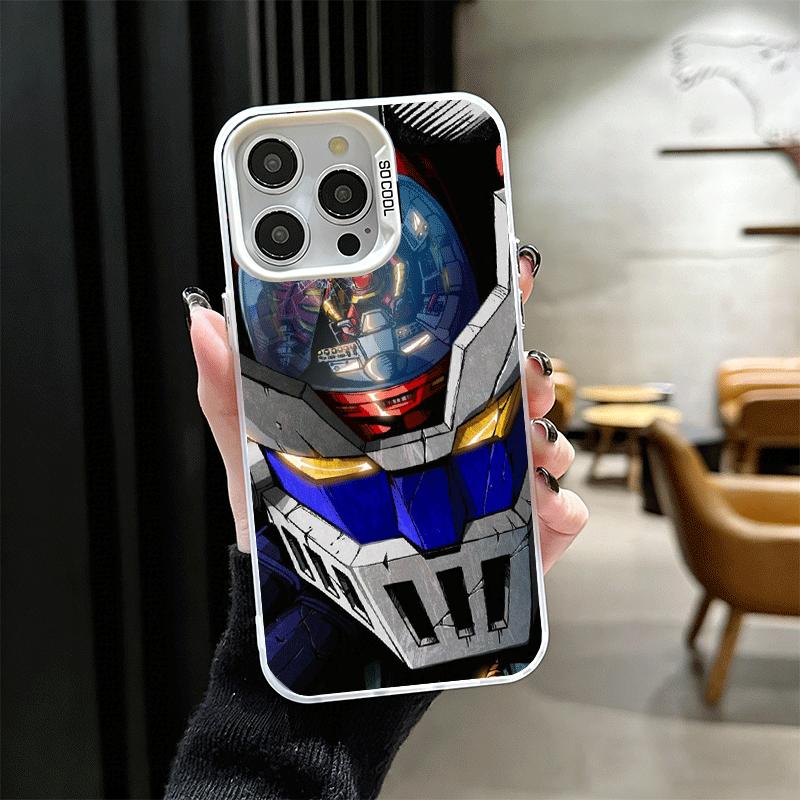 M-Мазингер Z Аниме Ударопрочный Чехол для Телефона для iPhone 17 Air 16 16E 15 Pro Max 14 Plus 13 Mini 12 Задняя Крышка Противоударный Fundas