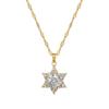 Micro-Inlaid Light Luxury Zircon Snowflake Cute Exquisite Micro-Inlaid Necklace Women'S Fashion Trend Collarbone Chain Manufacturer