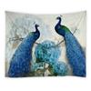 Peacock Bird Tapestry Wall Hanging Flowers and Birds 3D Printing Large Wall Tapestry Bohemian Hippie Home Bedroom Decoration