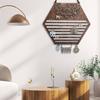 Wooden Hanging Earring Holder Wall Decor Jewelry Organizer Vintage Earring Display Organizer for Women And Girls Earrings Necklaces