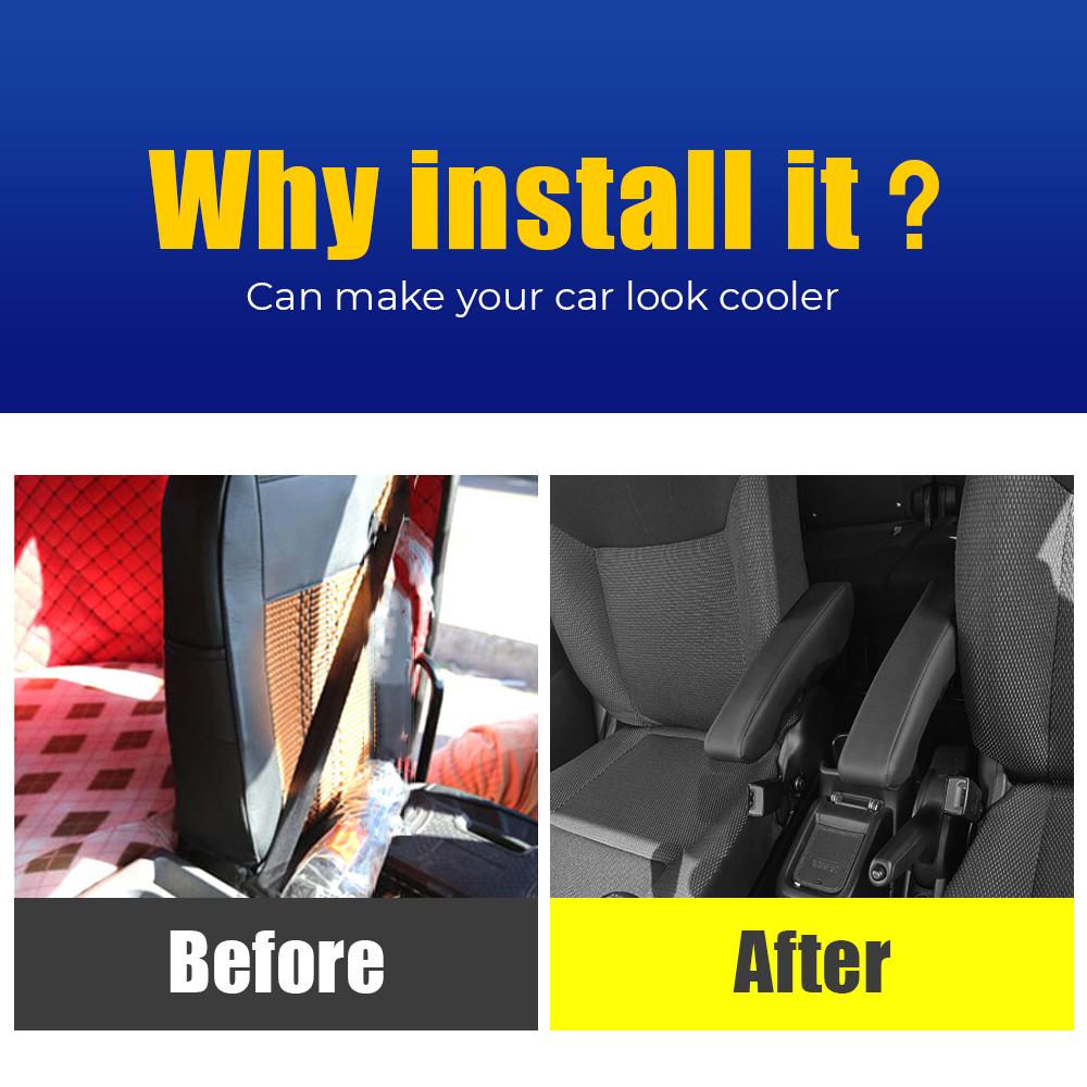 Adjustable For Truck Trailer RV Caravan Left Right Side Hand Elbow Support Car Center Console Arm Rest Box Universal