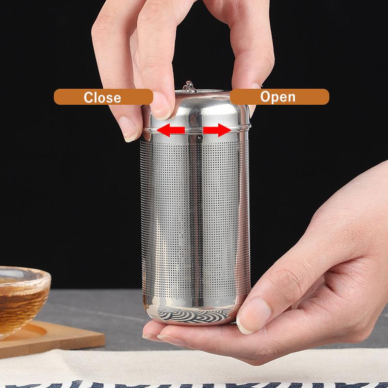 Ситечко для чая из нержавеющей стали, заварник для чая, шарик для приправы, чайные листья, мелкоячеистый травяной фильтр, аксессуары для чайной посуды