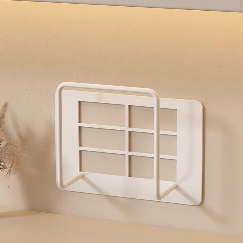 Punch-Free Router Storage Racks Living Room Wall-Mounted Sundries Organization Holders Home Gadgets Metal Plug Row Shelf