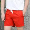 Мужские шорты, быстросохнущие пляжные спортивные повседневные короткие штаны, однотонные, свободные, для плавания, для фитнеса, укороченные