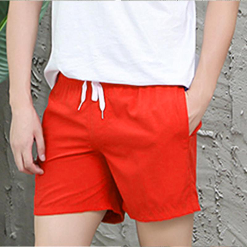 Мужские шорты, быстросохнущие пляжные спортивные повседневные короткие штаны, однотонные, свободные, для плавания, для фитнеса, укороченные