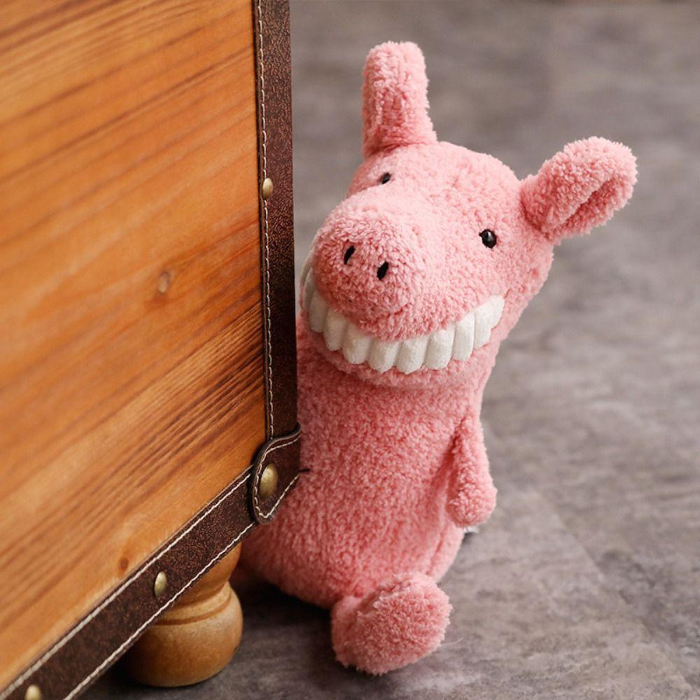 Pig Dinosaur Crocodile Rabbit Shark Smiling Big Teeth Plush Toy Soft Kids Toys