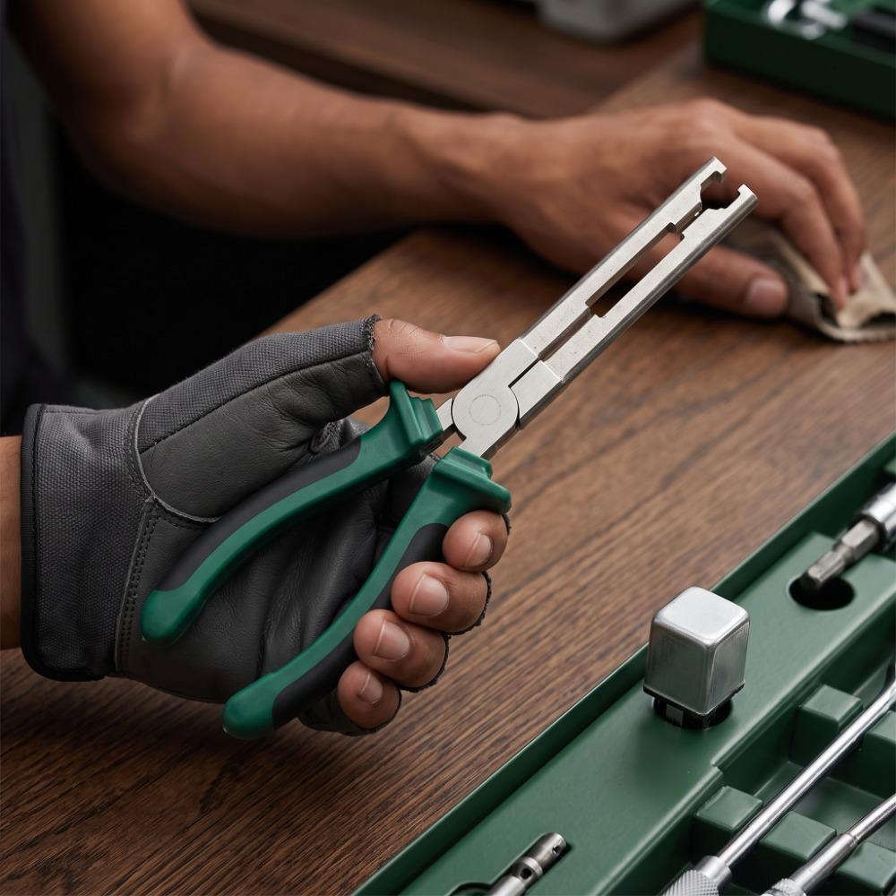 Green and Black Glow Plug Pliers PVC Handle Automotive Connector Pliers Auto Repair