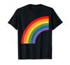 Футболка Half Rainbow ROYGBIV с красочной надписью Lucky Rainbow