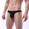 Men Briefs Low Waist Elastic Design Breathable Panties U-Convex Mesh Yarn Design Smooth Wiring Perfect Fit Underwear