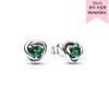 Pandora Green Eternity Circle Stud Earrings  May  292334c08