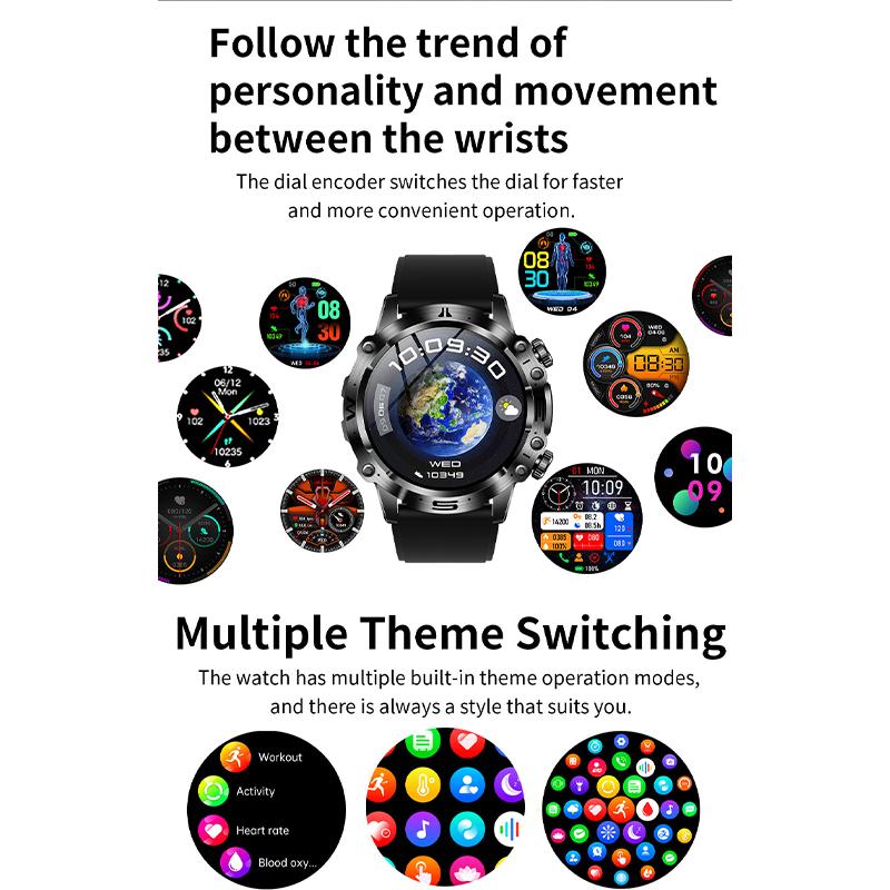 2024 Смарт-часы для мужчин, кровяное давление, кислород в крови, ЭКГ + PPG, Bluetooth-вызов, спортивный фитнес-трекер, умные часы для IOS