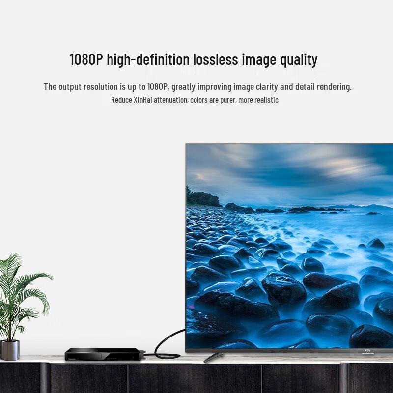 Yiren YRZD-120M Detachable Fiber Optic DVI-D Cable