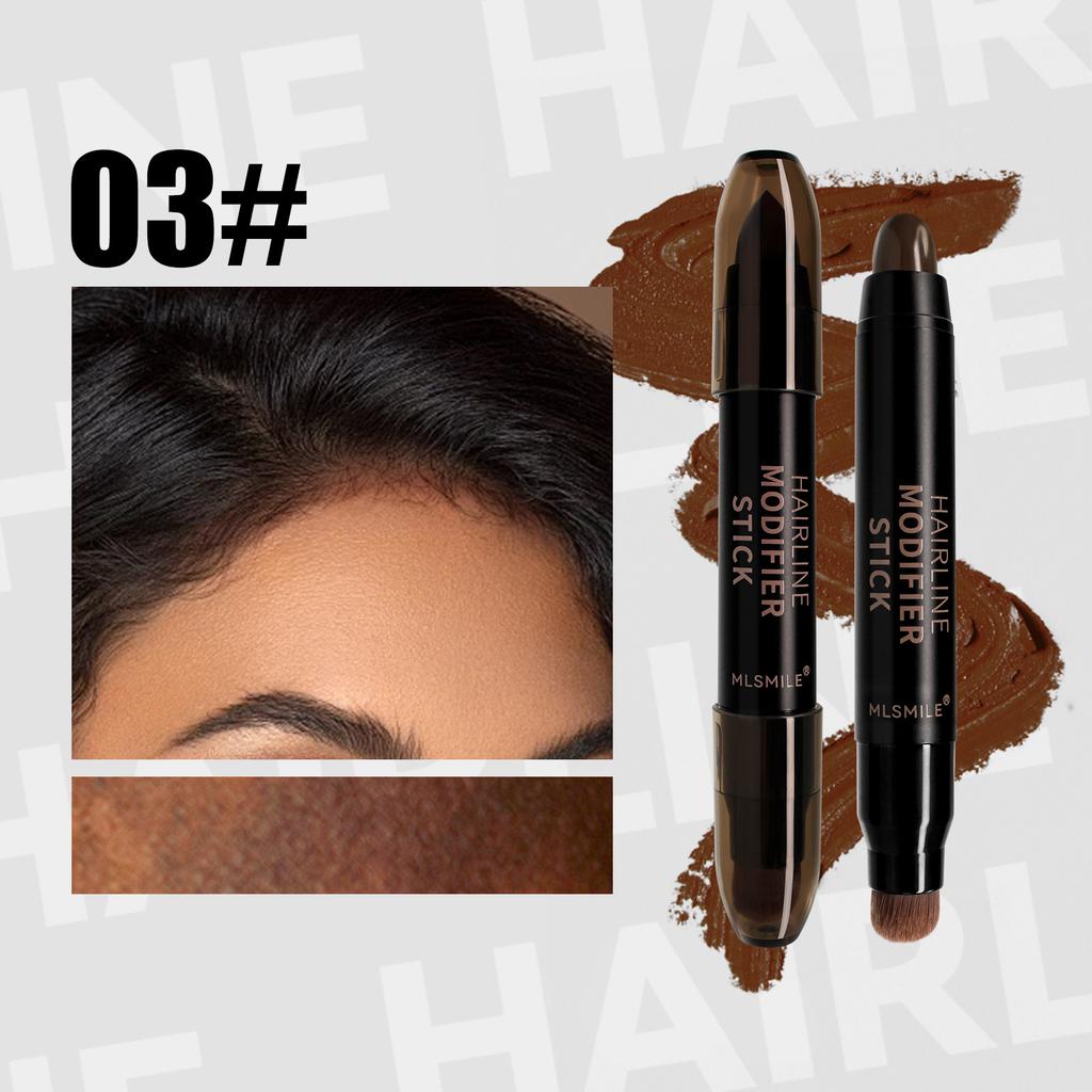 Двухсторонний карандаш для волос с головкой-щеточкой, многофункциональный карандаш для отбеливания и придания дополнительного цвета