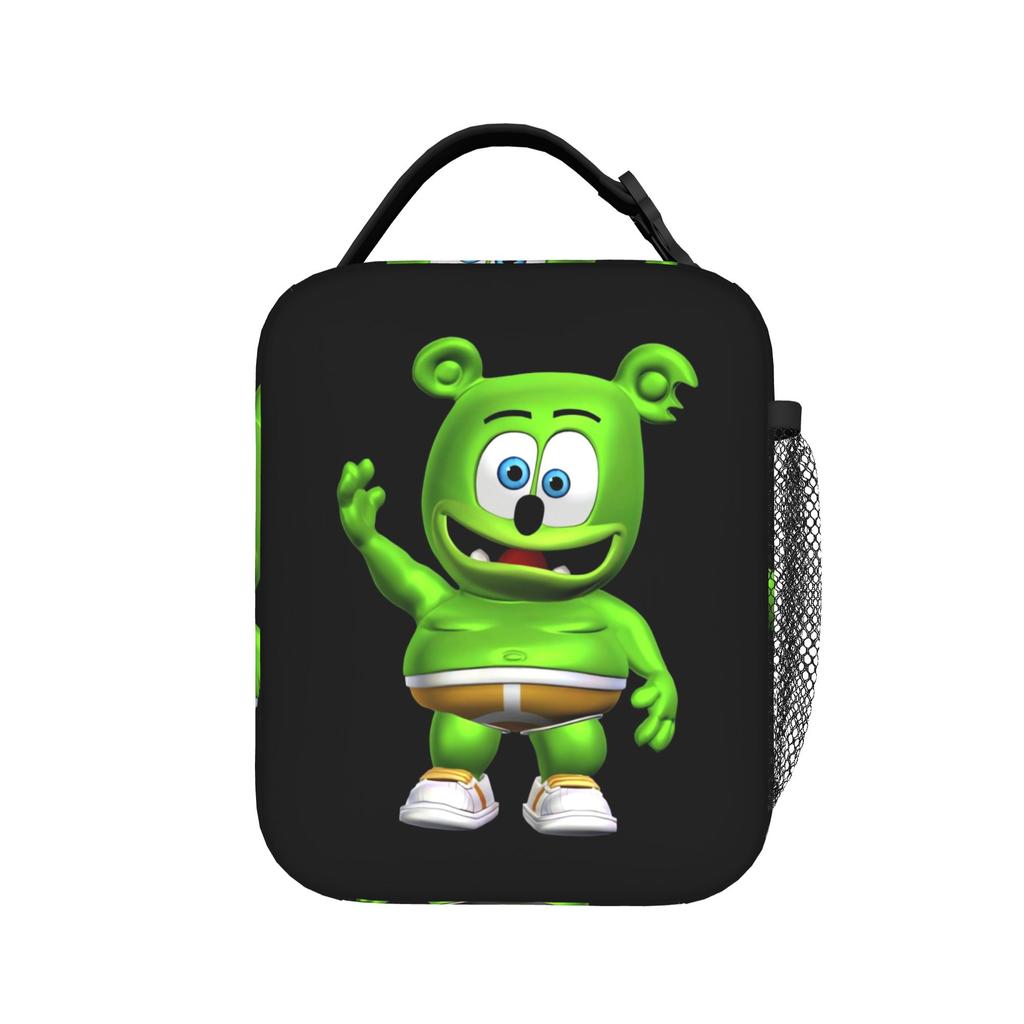 Gummibar (the Gummy Bear) Lunch Bag Casual Lunch Box For Men Picnic Convenient Cooler Bag Oxford Graphic Thermal Lunch Bags