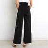 Женские повседневные брюки с темпераментом на рабочем месте, свободные и универсальные прямые брюки, брюки