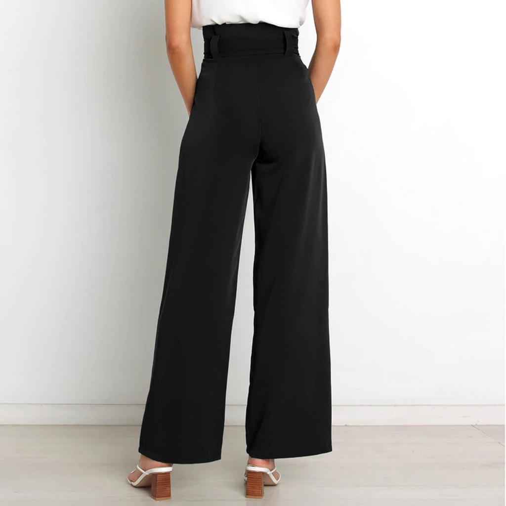 Женские повседневные брюки с темпераментом на рабочем месте, свободные и универсальные прямые брюки, брюки
