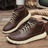 Autumn New Shoes for Men Genuine Leather Casual Shoes Fashion Flat Sport Shoes Street Cool Sneaker