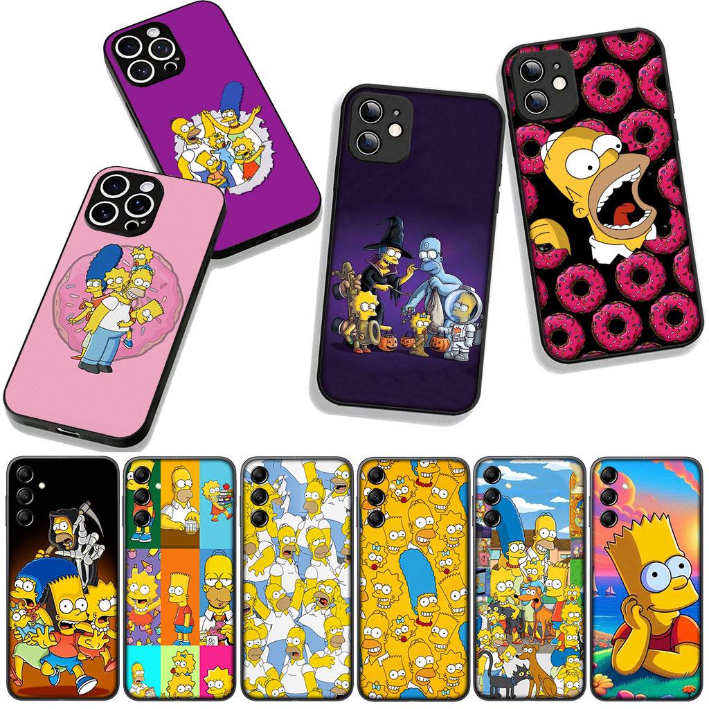 Comics S-Simpsons-Lovely Barts Phone Cover for OPPO A54 A40 A60 A80 A18 A16 A17 A38 A78 A79 A57 A58 A3 Pro A96 A15 A12 Case