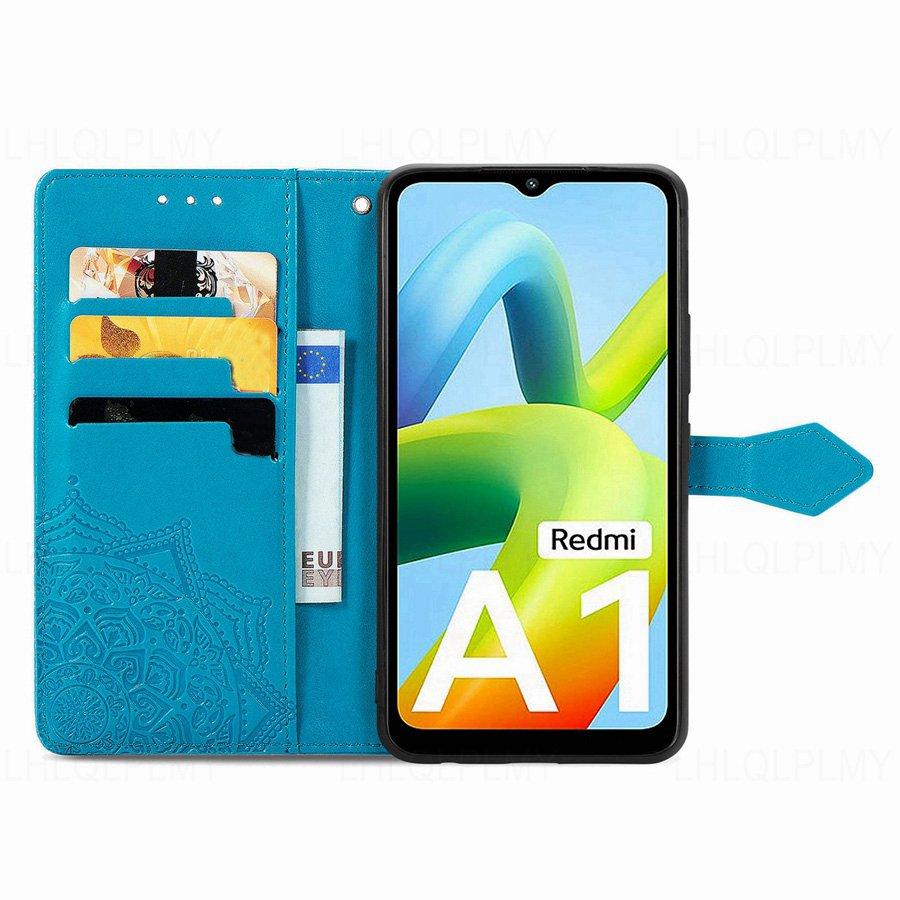 Чехол-кошелек Foral Book из кожи для Xiaomi 14T 11T 13T Redmi 14C 13C 9C A3 Note 14 10 11 12 13 Pro 5G 9 Poco M6 C75 F6 F7 X7 X6 C65, силиконовый чехол