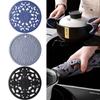 3 шт./комплект, новый китайский стиль, вырезанный силиконовый подстаканник, круглая изоляционная прокладка, фильтр для воды, коврик против ожогов, кухонные принадлежности