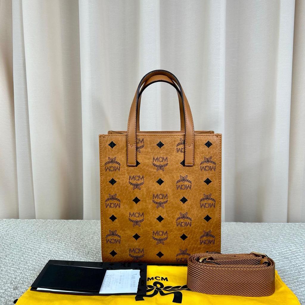 [Pre-Owned] Klassik Visetos Leather Trim Mini Tote Bag - Very Good #3CJOS0
