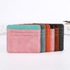 Pu Leather ID Card Holder Candy Color Bank Credit Card Box Multi Slot Slim Card Case Wallet Women Men Business Card Cover