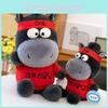 Plush Black Horse Toy With Pp Cotton Filling For Kids And Collectors