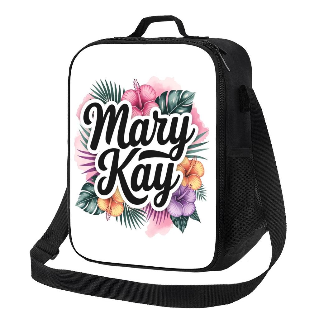 Спросите меня о косметике Mary Kay Изолированная сумка для обеда Пикник Хранение Контейнеры для еды Портативный контейнер Термосумка Термоланчбокс Сумка-тоут