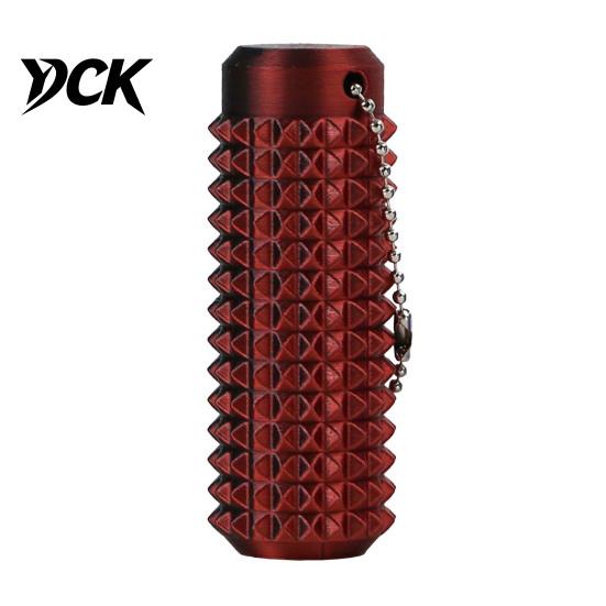 Tactile Sensory Toy 3D Printed Spiky Grip Keychain, Anxiety Relief Cylindrical Fidget Toy, Mini Massage Stick Pain Stimming Tool with Bead Chain