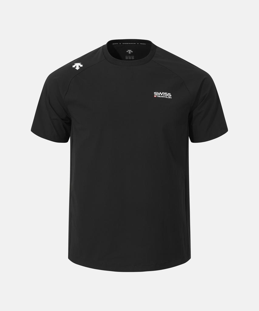 DESCENTE Swiss Triathlon Cooling Short Sleeve T-Shirt Black Sr221Iwh49