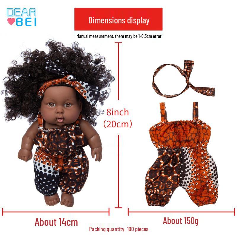 8-дюймовая силиконовая кукла American Girl Reborn с окрашиванием tie-dye