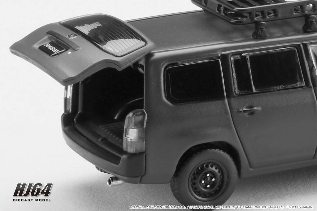 HJ64 1/64 Scale Toyota Probox Custom Version Matte Blue (Finished Product)