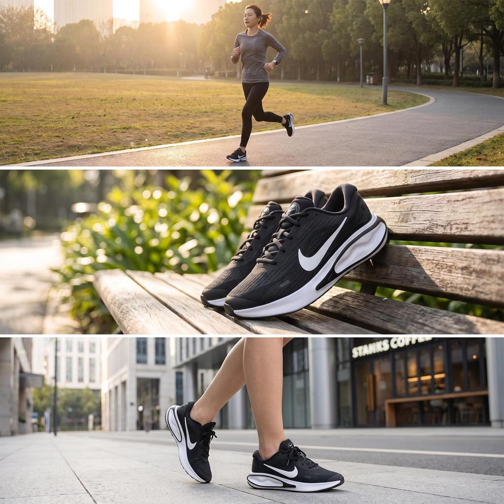 Nike Женская модель Journey Run Черно-белая FJ7765-001