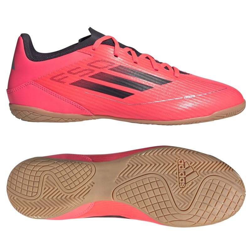 adidas Футзальные кроссовки F50 Club IN Унисекс Взрослые NIR10 Металлик Размер см Turbo/Aurora Black/Platinum (JH7241) 25,0