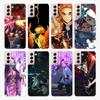 Demon Slayer Kimetsu No Yaiba For Samsung Galaxy S22 Pro S21 S20 FE Ultra S10 S10E Lite S9 S8 Plus S7 S6 Edge Soft Phone Case