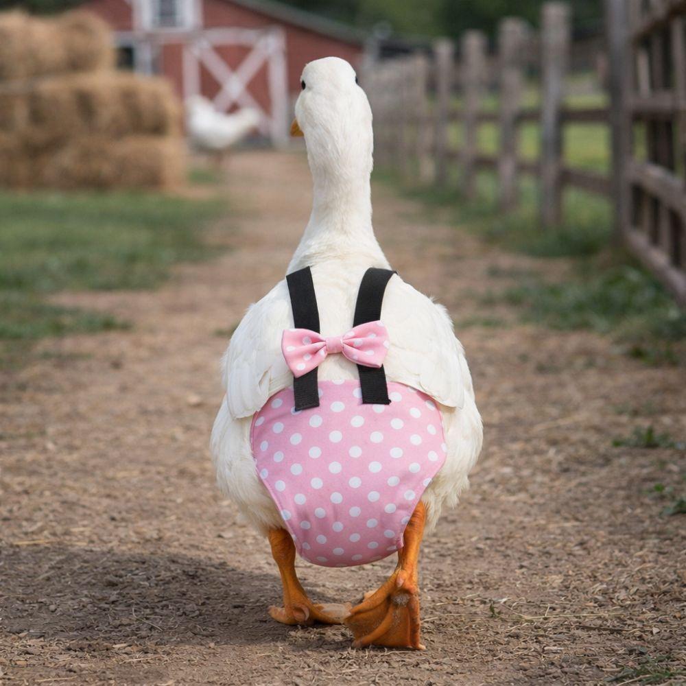 Elastic Band Chicken Physiological Pants Adjustable Poultry Nappy Poultry Costume Goose Duck