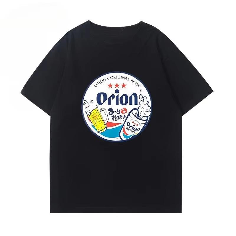 2026 New Okinawa Orion Beer Graphics Cotton High Quality 2026 Relaxing For Summer Unisexs ONeck Vintage Streetwear Tshirt