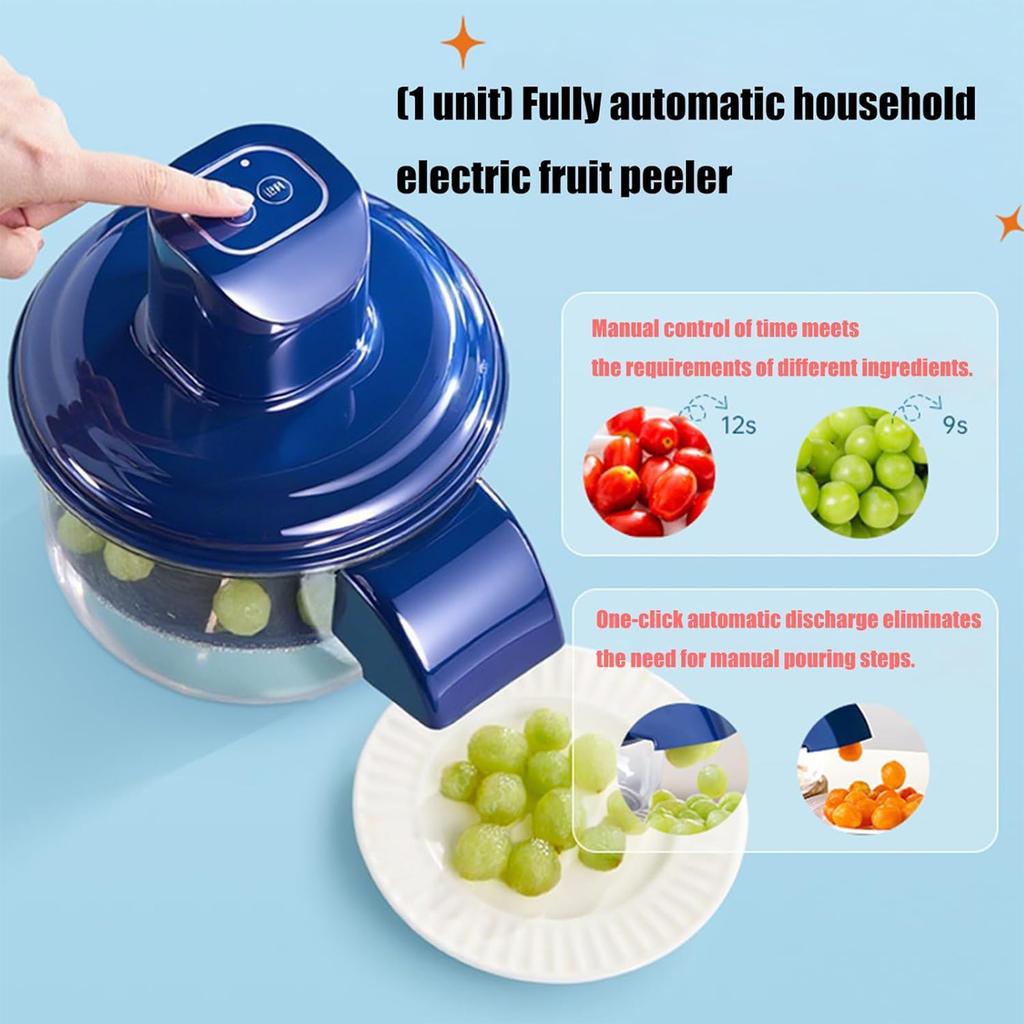Electric Fruit Peeler Automatic Skin Remover Kitchen Gadget for Home Use