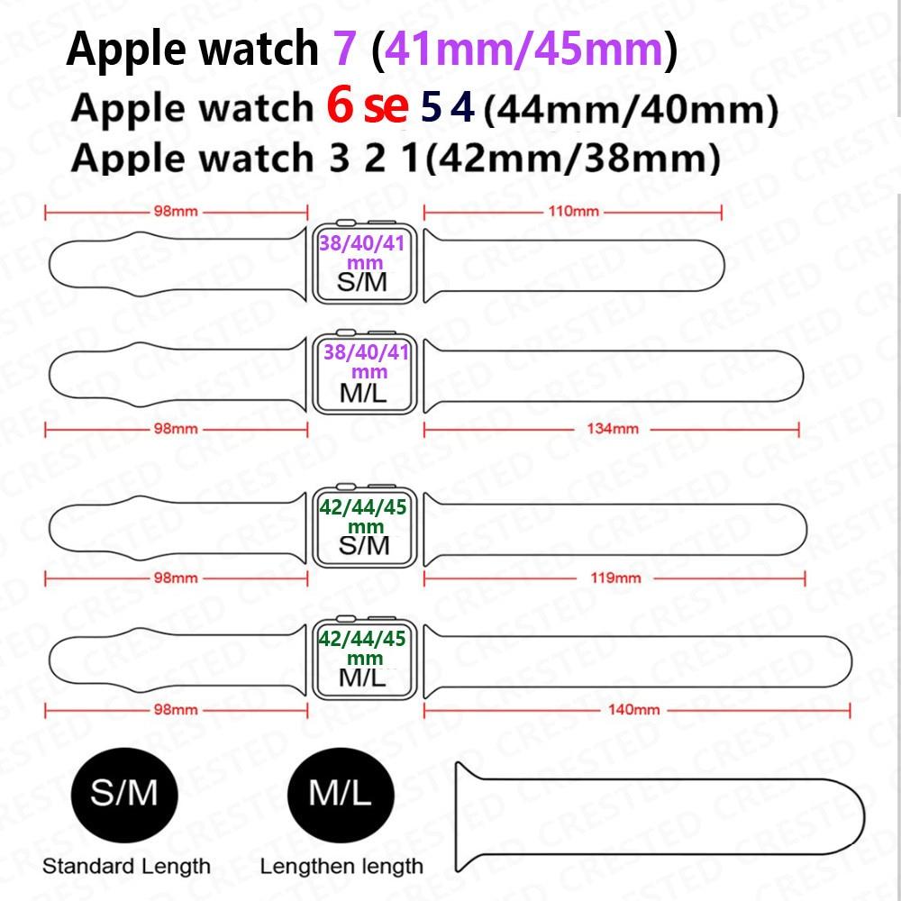 Silicone Strap For Apple Watch Band 44mm 49mm 45mm 41mm 40mm 42mm 38mm Bracelet Iwatch Series 9 7 Se 3 4 5 6 8 Ultra2 Band