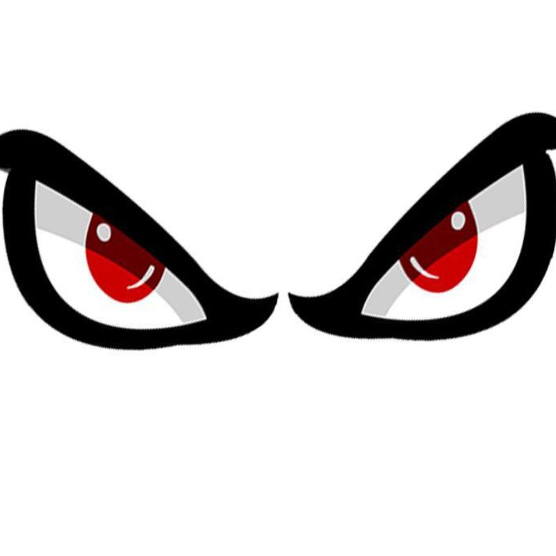 Автомобильная 3D стереоскопическая наклейка с изображением акульего глаза, автомобильное зеркало заднего вида, автомобильная светоотражающая наклейка, наклейка на мотоцикл