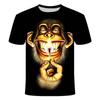 3D Fashion Funny Monkey Graphic T Shirts Summer Casual Animal Pattern Men's T-shirt New Hip Hop Print Short Sleeve T-shirts Tops