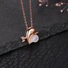 18k Gold Diamond Necklace One Arrow Piercing Heart Shell Heart Pendant 750 Whale Pendant Necklace