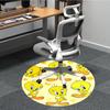 1pc Looney Tunes Tweety Bird Office Round Area Rug, Under Office Chairs Bedroom Living Room Home Decor a1022360