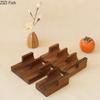 U-shaped Sushi Plate Creative Japanese Hotel Restaurant Food Decoration Dessert Plate Wooden Taco Tray Display Tableware