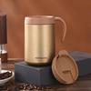 500ML Insulated Travel Mug with Lid Handle Portable Reusable Thermal Mug for Hot/Cold Drinks Stainless Steel Coffee Cup