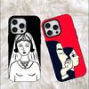 Persepolis Comics Slim Matte Magnetic For Case For Iphone 17,16,15,14,13,12,11 Pro Max Mini Plus New Frosted Soft Shell