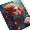 Fantasy Woman Red Fish Diamond Painting New Arrivals Diy Full Square Round Drill Rhinestone Embroidery Girl Mosaic Cross Stitch Kits Wall Decor