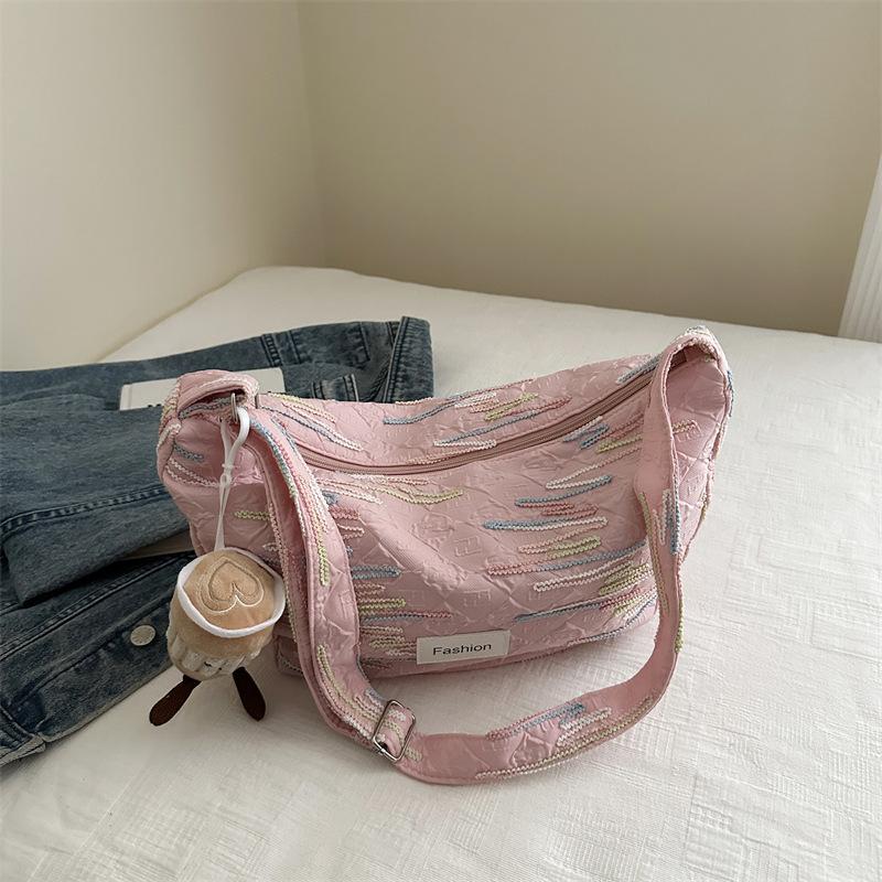 Большая вместительная сумка через плечо, летняя новая модная простая сумка через плечо, женская модная повседневная сумка через плечо